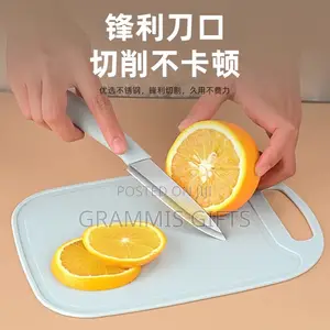 Chopping Board, Scraper and Knife Set