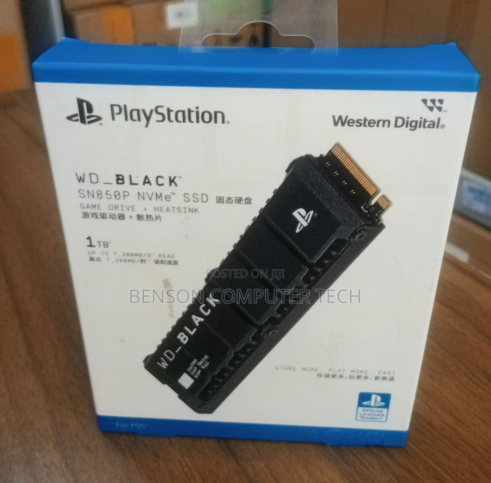 Wd_black Playstation With Heatsink 1tb