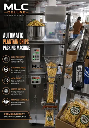 Granular Authomatic Packaging Machine 0 to 200grams / Plantain Chips