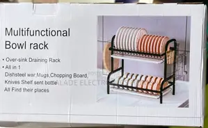2layers Multifunctional Bowl Rack/Dish Drainer