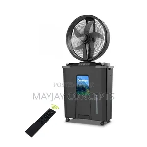 Duravolt 16-Inch Rechargeable Mist Fan