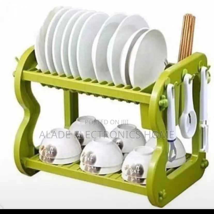 High Quality Plastic Dish Rack/Drainer. 2layers