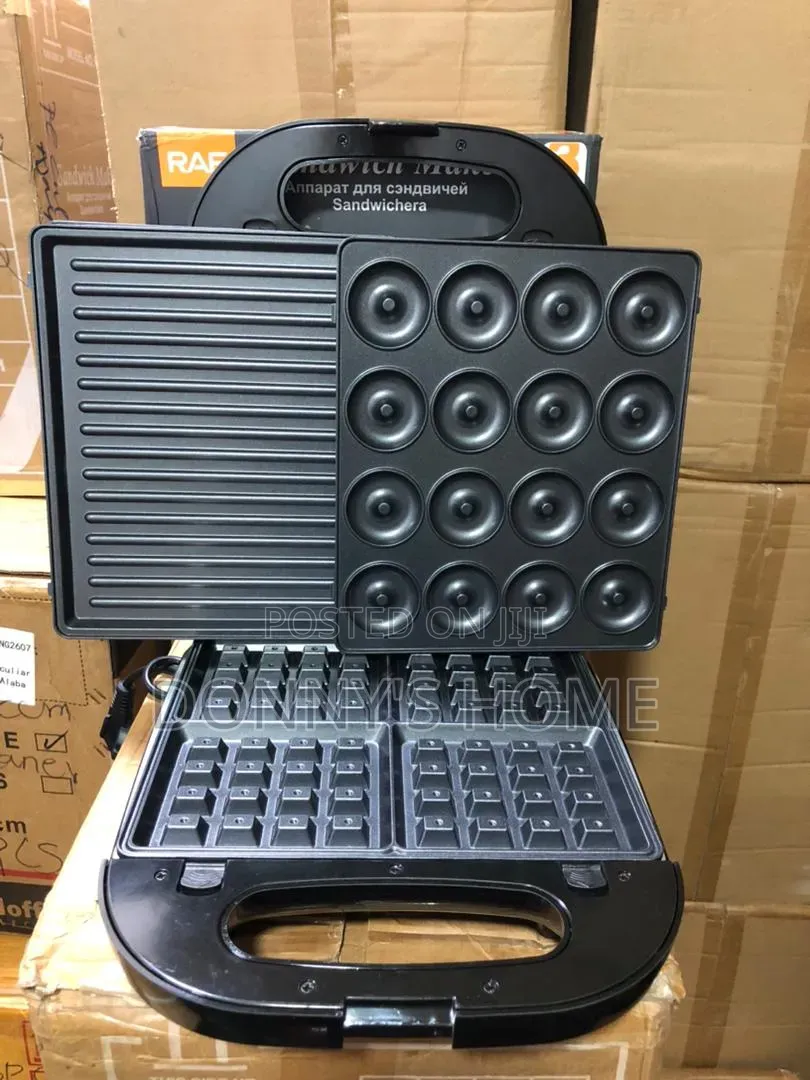 Raf 3 in 1(4 Slice) Sandwich Maker
