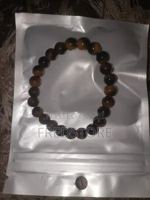 Tiger Eye Bracelet Black Orange