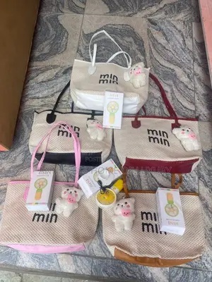 Premium Everyday Tote Bag With Hand Fan
