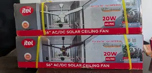 56" Inch Ac/Dc Solar Ceiling Fan