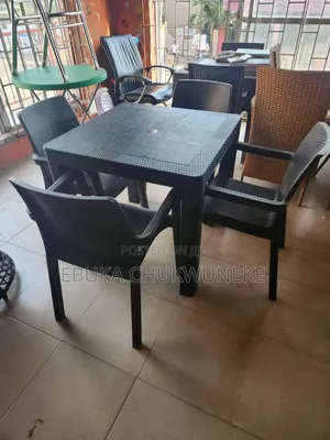 Plastic Folding Table and Chair Bamboo