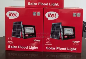 Itel 100w Solar Flood Light