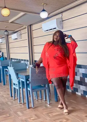 “Luxury Draped Kaftan Dress”