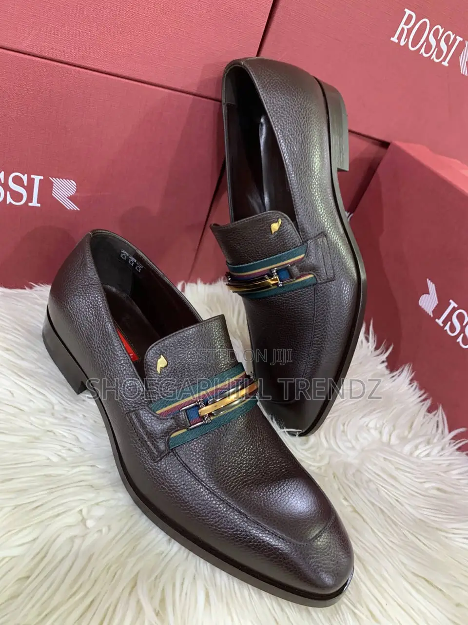 Rossi Elegant Leather Loafers – Timeless Style for Men