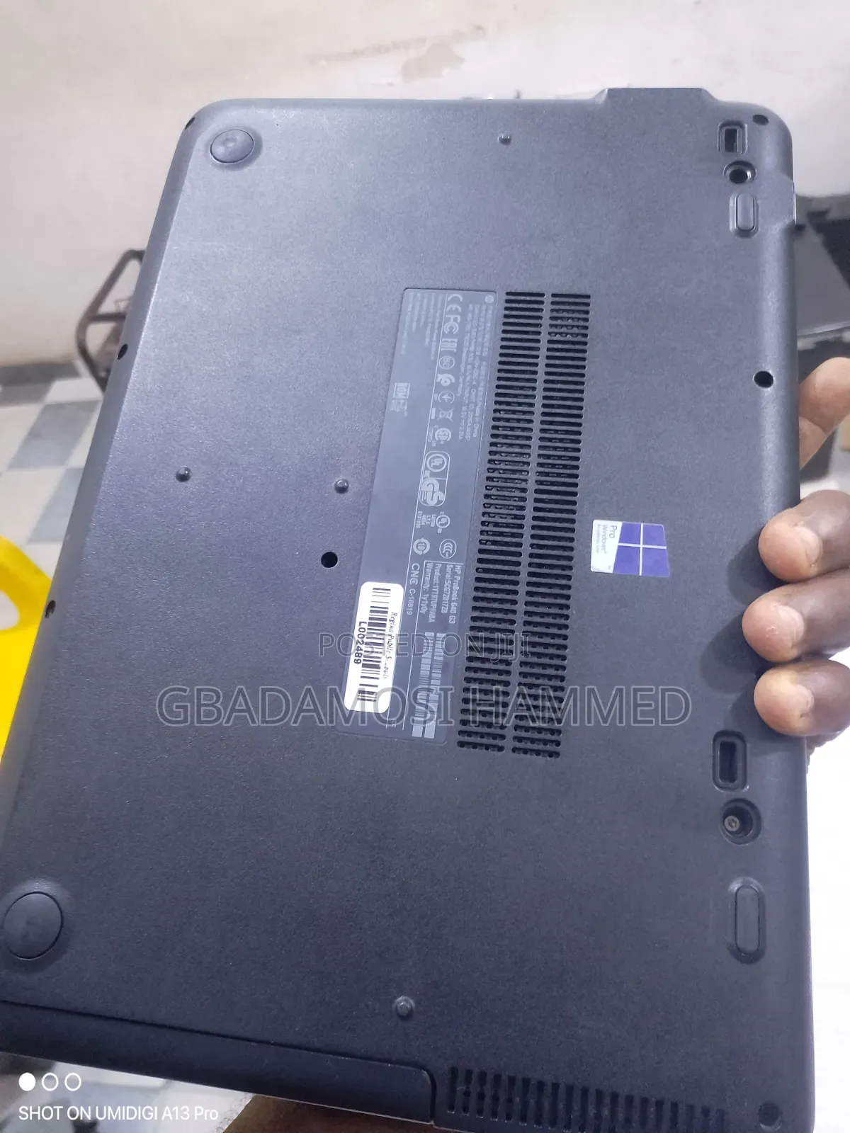 Laptop HP ProBook 640 G3 8GB Intel Core i5 SSD 256GB