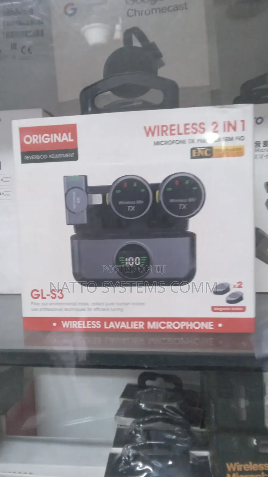 •Wireless 2 in 1 Microfone Gl-S3