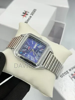 Nh Stainless Steel Chain Watch. • the Dial Showcases a Cosmic-Inspir