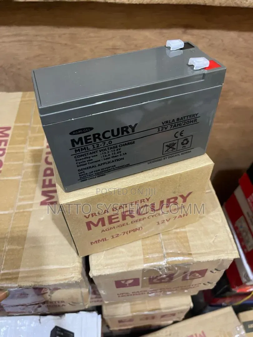 Mercury Battery 12v/7ah