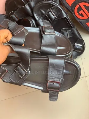 Classic Leather Ankle Strap Sandals