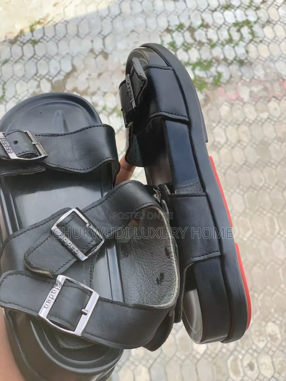 Classic Leather Ankle Strap Sandals