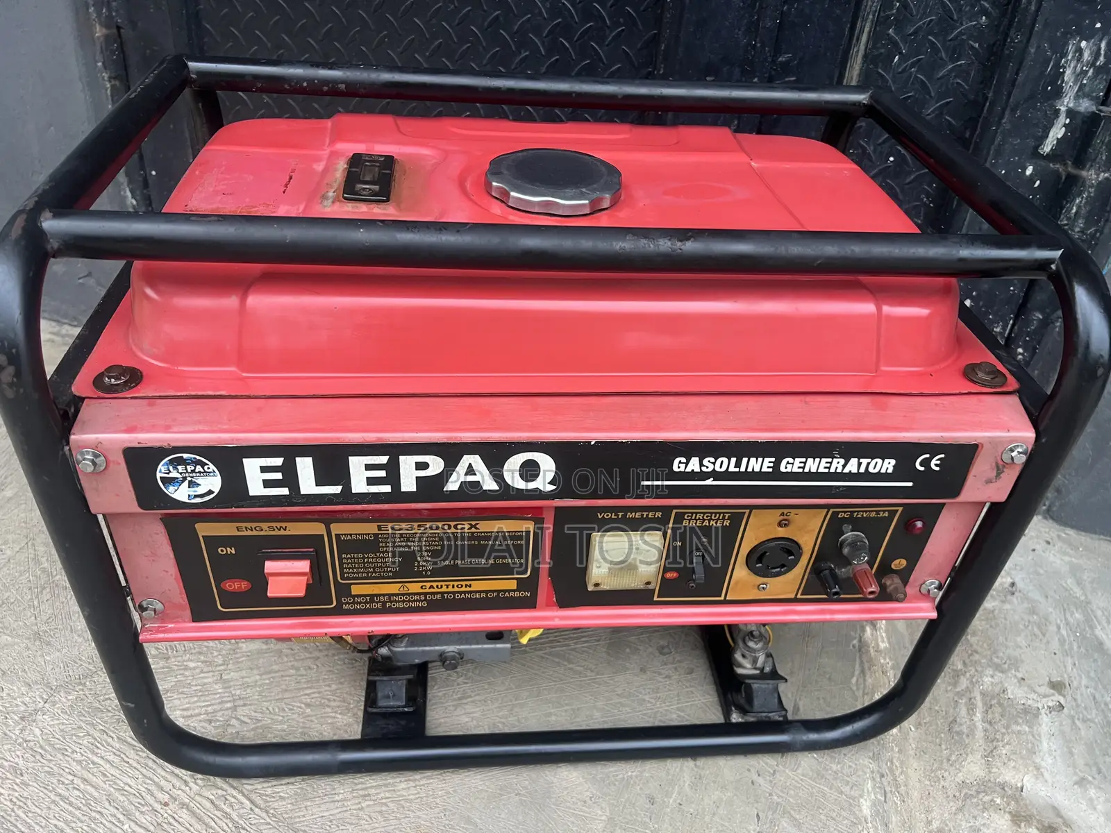 Elepaq 2.5kva Used Red Color Generator