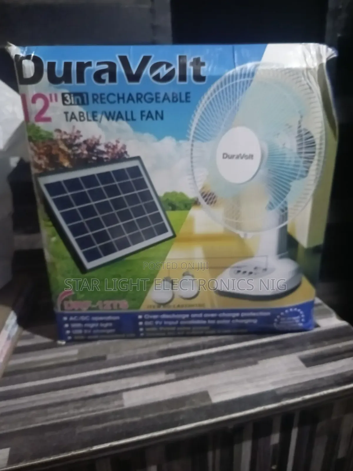 12 Inches Table Fan Duravolt