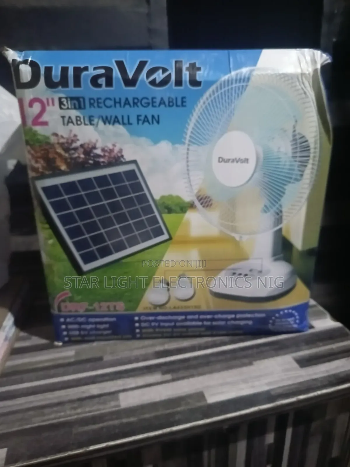 12 Inches Table Fan Duravolt
