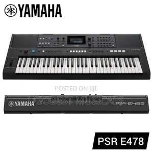 Yamaha PSR-E483 Portable 61-Key Keyboard