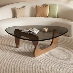 Modern Glass Wooden Center Table