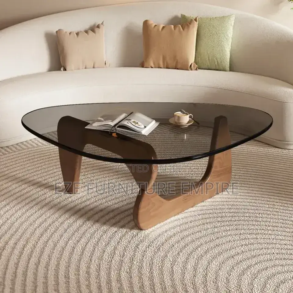 Modern Glass Wooden Center Table