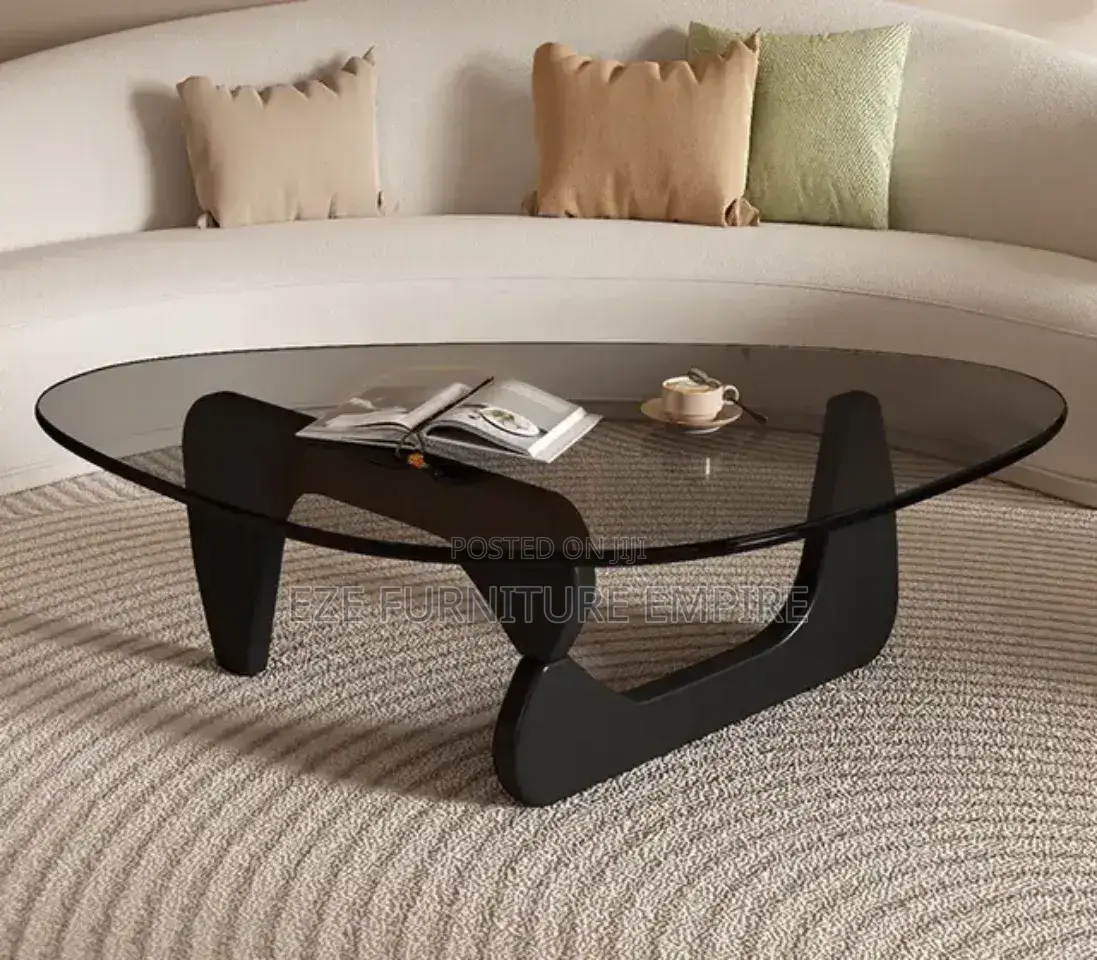 Modern Glass Wooden Center Table