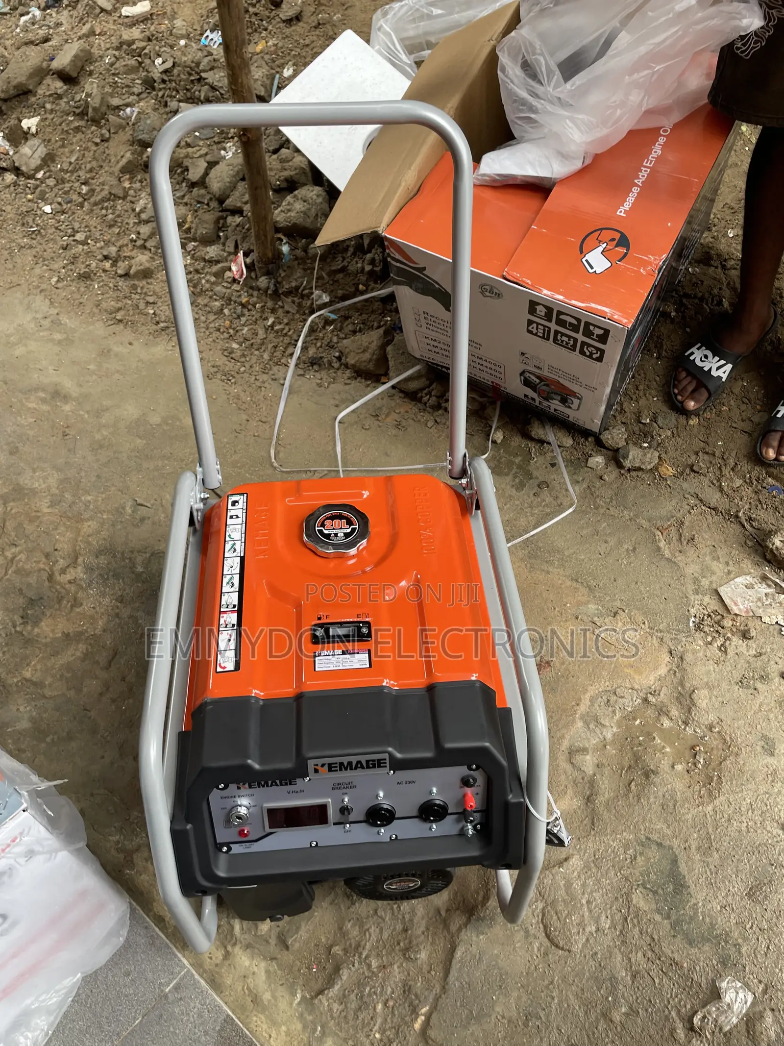 Kemage Km5800e2r 5.5kva Generator With Wheels
