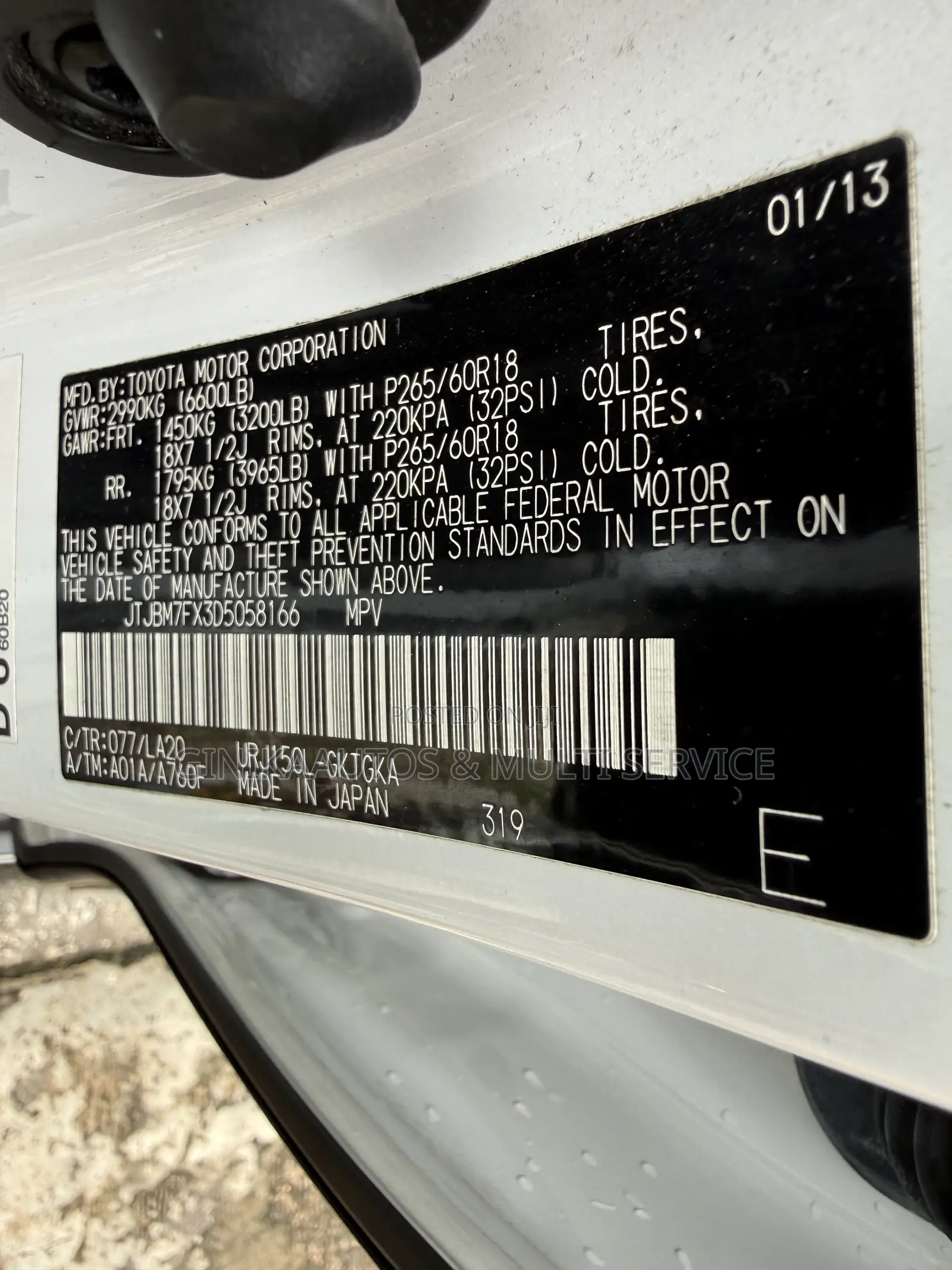 Lexus GX 460 Base 2013 White