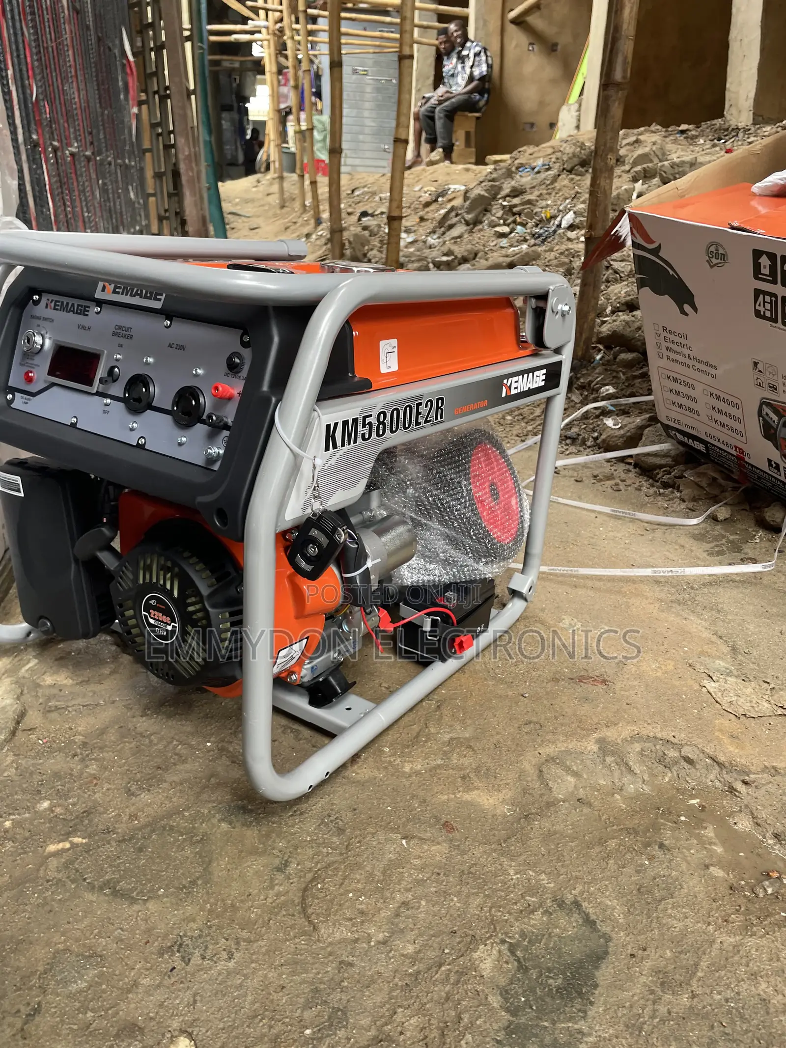 Kemage Km5800e2r Long Runtime Petrol Generator