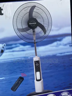 Duravolt 18 Inches Rechargeable Standing Fan