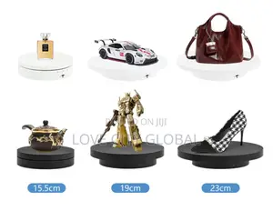 Smart Remote Control 360 Rotating Display Automatic Electric Turntable