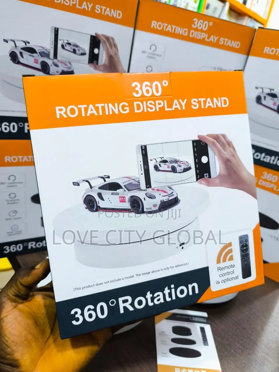 Smart Remote Control 360 Rotating Display Automatic Electric Turntable