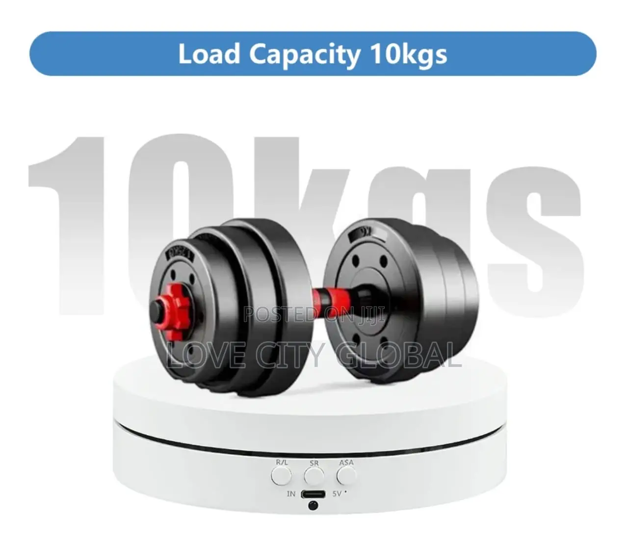 Smart Remote Control 360 Rotating Display Automatic Electric Turntable