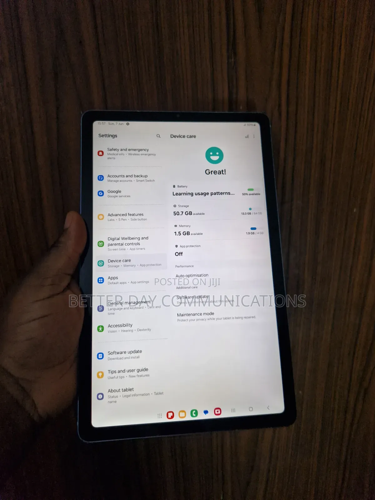 Samsung Galaxy Tab S6 Lite 64 GB Blue