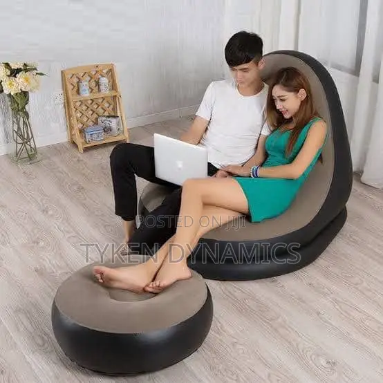Inflatable Sofa Chair With Stool