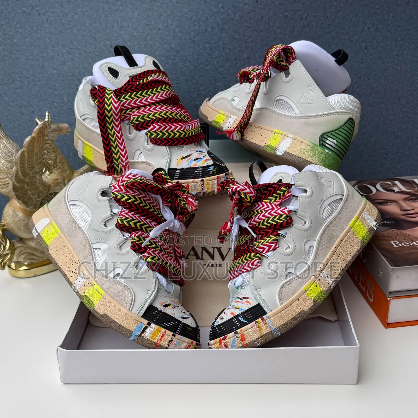 Lanvin Quality Luxury Men Sneakers
