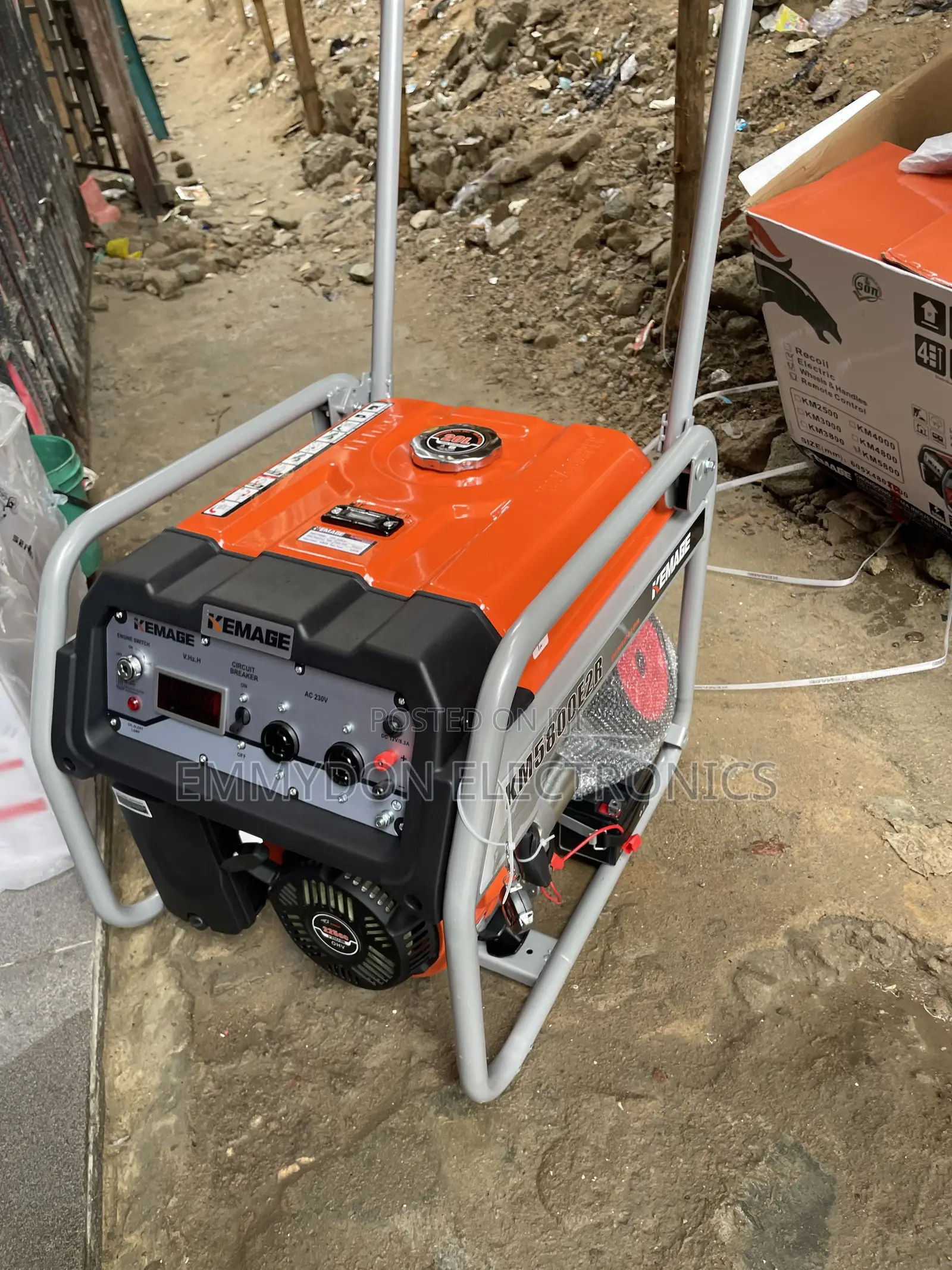 Kemage Km5800e2r Generator With Overload Protection