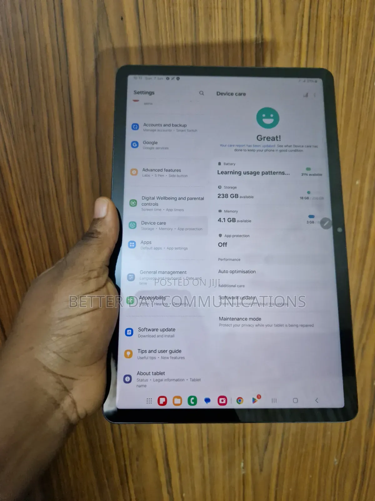 Samsung Galaxy Tab S8 256 GB Black