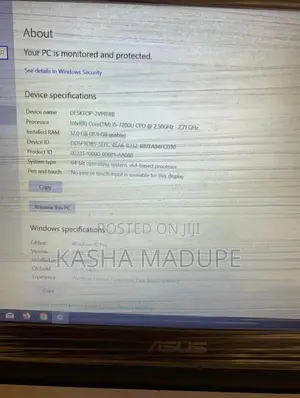 Laptop Toshiba 12GB Intel Core i5 HDD 500GB