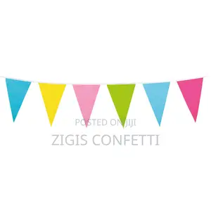 Bunting Flags Pastel Colours 10m