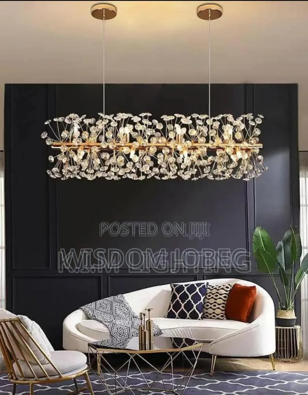Pendant Chandelier Gold