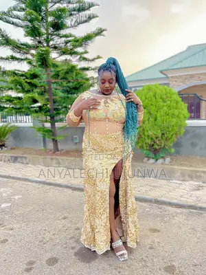 Royal Gold Sequin Gown