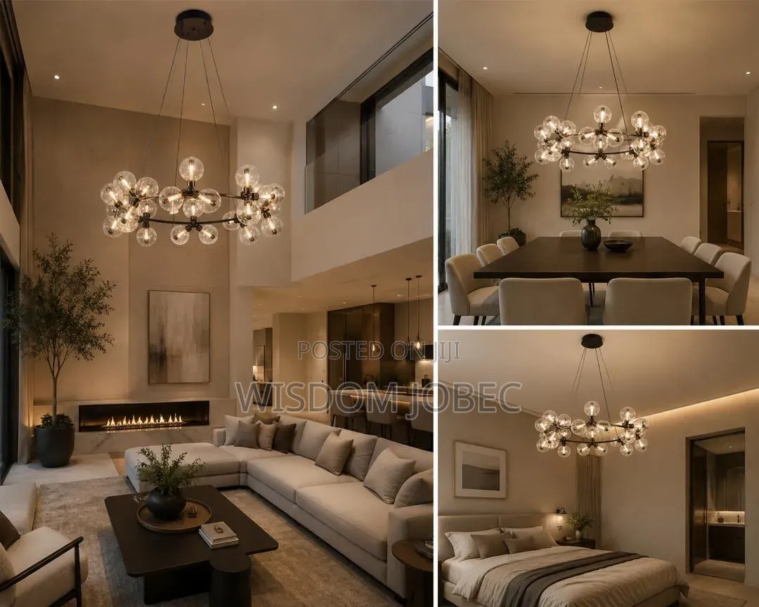 Led Dropping Pendant Chandelier