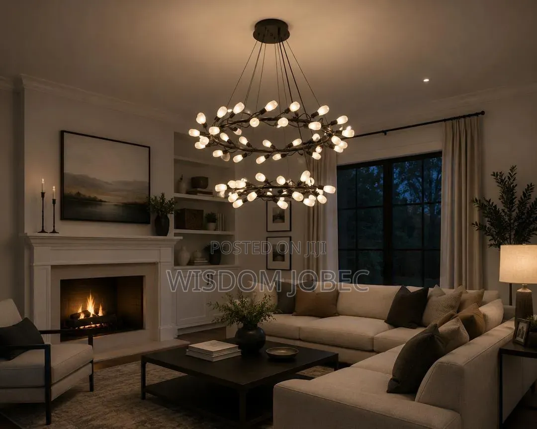Led Dropping Pendant Chandelier on The
