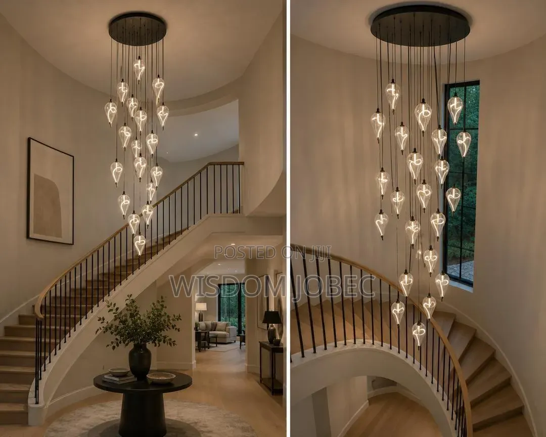 Led Dropping Pendant Chandelier