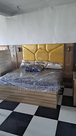 Luxury 6 by 6 Bed Frame Set With Vita Spring Foam