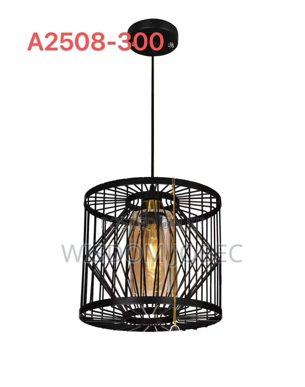 Single Pendant With Bulb