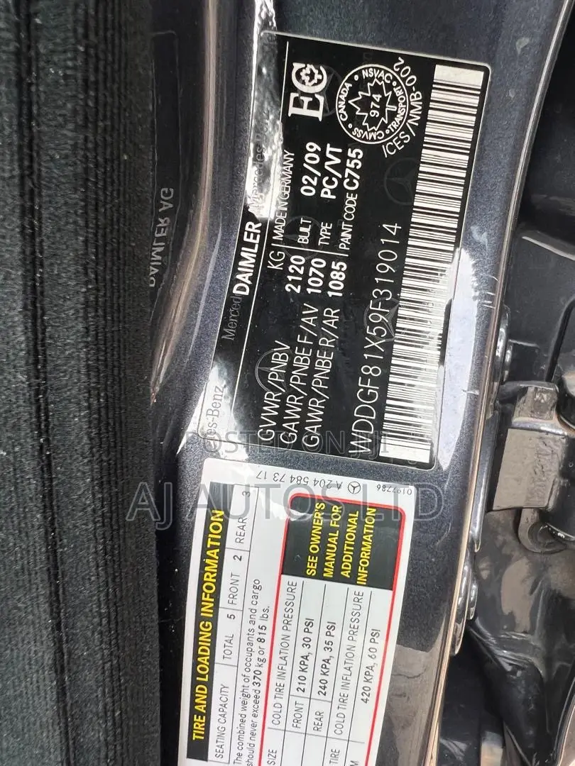 Mercedes-Benz C300 2009 Black