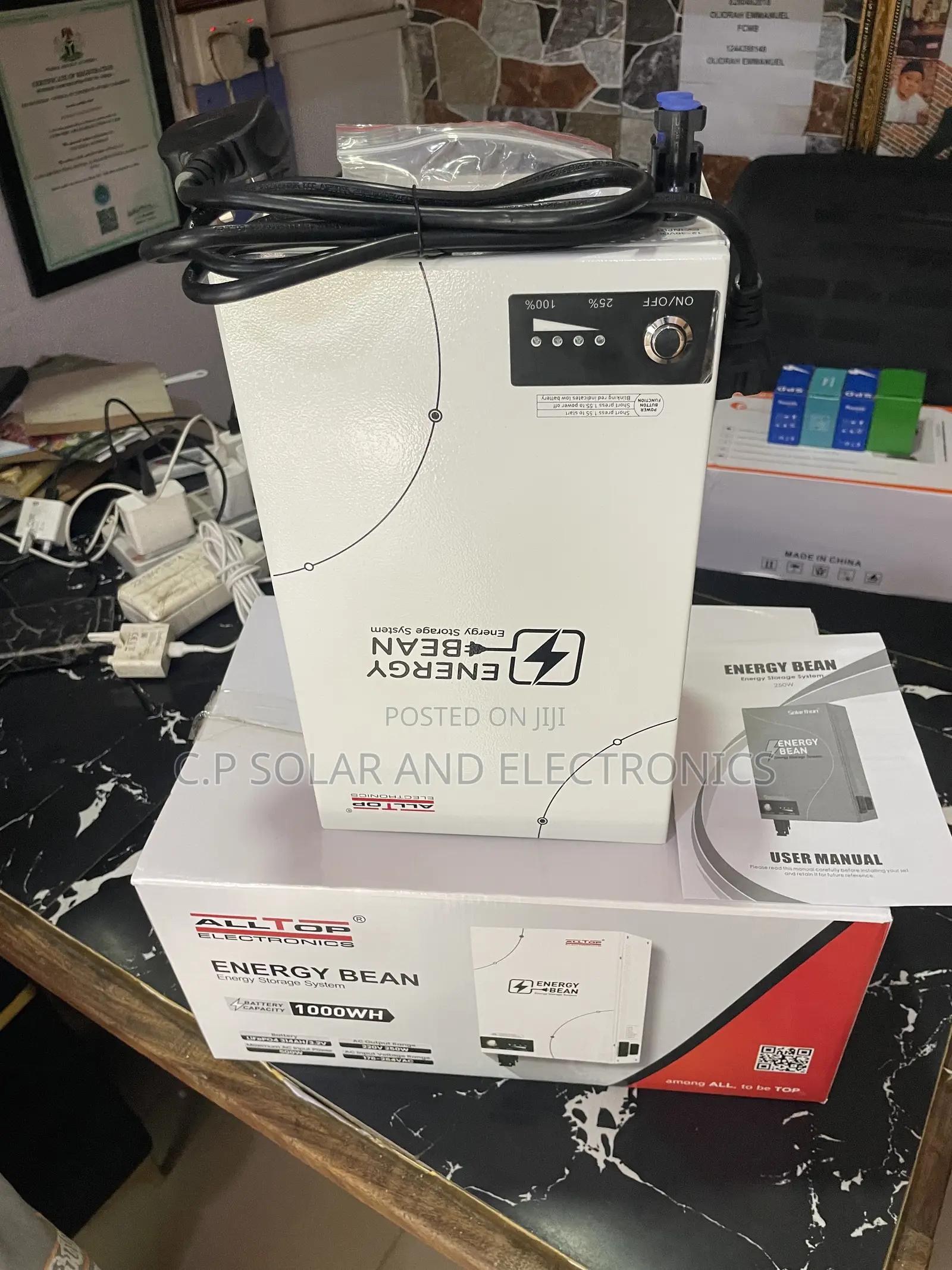 1kwh Energy Bean Solar Generator 250w
